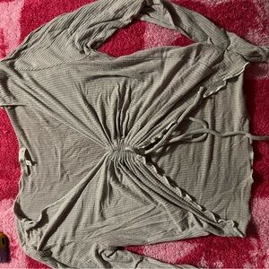 Gray Women's Crop Top